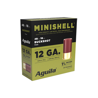 AGUILA MINISHELL 12GA 4 BUCK 25/250