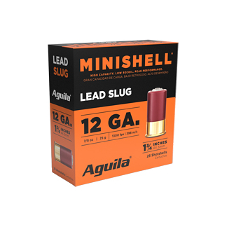 AGUILA MINISHELL 12GA SLUG 25/250