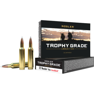 NOSLER TROPHY GRADE 22 NOSLER - 70GR ACCUBOND TIP 20RD 10BX/CS