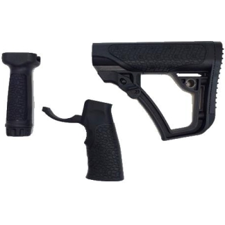 DANIEL DEFENSE STOCK/GRIP/FOREGRIP COMBO BLK