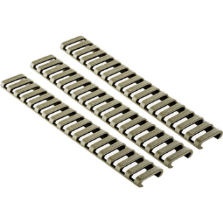 ERGO 18-SLOT LDDR RAIL COVERS 3PK DE