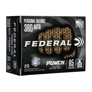 FED PD PUNCH 380AUTO 85GR JHP 20/200