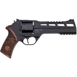 CHIAPPA RHINO 60DS 357MAG - 6" ADJ. SIGHT BLACK/WALNUT.