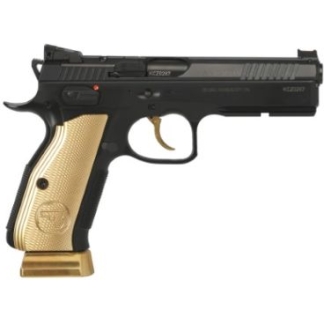 CZ SHADOW 2 GOLD DIGGER OR 9MM - 19RD GOLD GRIP ADJ REAR SIGHT