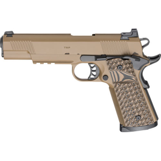 SPRINGFIELD 1911 TRP 45ACP 5" - 8RD COYOTE W/RAIL VZ GRIPS