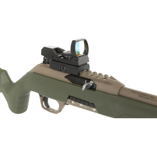 Winchester Wildcat Combo Rifle 22 LR. 16.5 in. Tan & OD Green with Reflex Sight