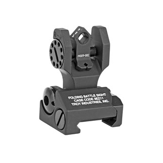 TROY FLDNG REAR DI-OPTC SGHT TRIT BK