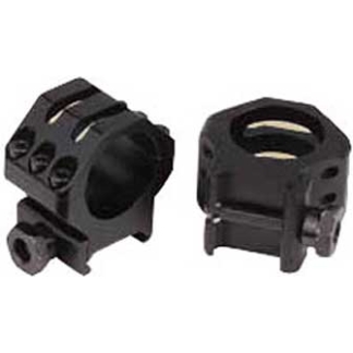Weaver Classic 6Hole Skeleton Rings Matte Black 30mm High Clamshell Pack
