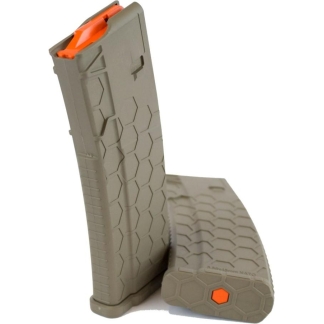 Sentry Hexmag Series 2 AR-15/M4/M16 Rifle Magazine FDE with Orange Follower .223/5.56x45mm 30/rd