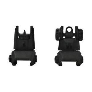 ATI Tactical Flip Up Front & Rear Back Up Sight - Polymer