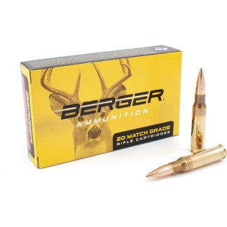 Berger Hunter Rifle Ammunition 308 Winchester 168gr OTM 20/rd