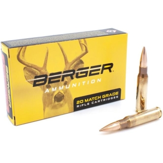 Berger 308 Winchester 185gr Classic Hunter Match Grade Ammunition 20/rd