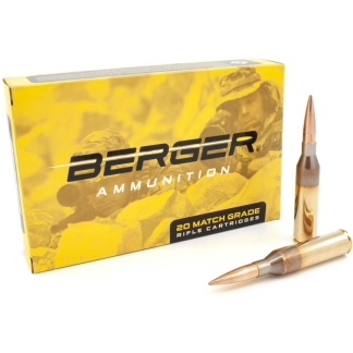 Berger Match Grade Rifle Ammunition 300 Norma Magnum 230gr Hybrid OTM Tactical 20/rds