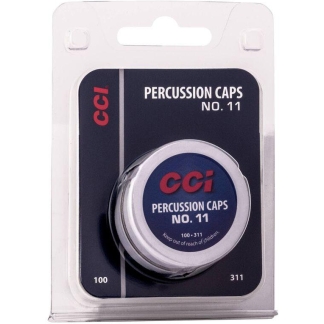 CCI #11 Percussion Caps for Muzzleloading - 1000/ct