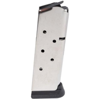 Colt Combat Officer Handgun Magazine Stainless with Bumper .45 ACP 7/rd