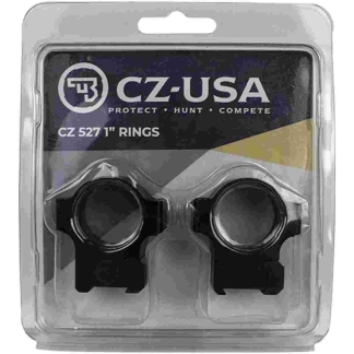 CZ 527 Scope Rings 1 in. 16mm Dovetail, Height 0.550 in. Fits 5275