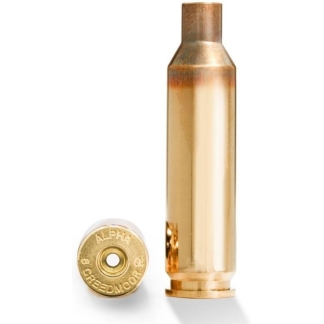 Alpha Munitions Ultra Premium Unprimed Brass Cartridge Cases 6mm Creedmoor - Small Rifle Primer 100/Box