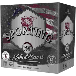 Nobel Sport Due Sporting Shotshells 12 ga 2-3/4 1 oz 1315 fps #7.5 25/ct