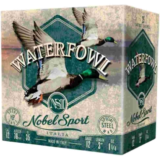 Nobel Sport Steel Waterfowl Shotshells 12 ga 3" 1-1/4 oz 1450 fps #BB 250/ct Case