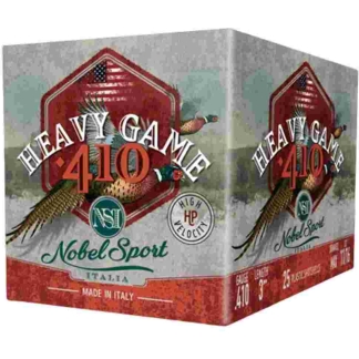Nobel Sport 410 M Shotshells .410 ga 3" 11/16 oz 1145 fps #6 25/ct