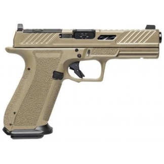 Shadow Systems DR920 Elite Slide Optic Pistol 9mm FDE Frame 4.5 in. Unthreaded Barrel Black 17rd