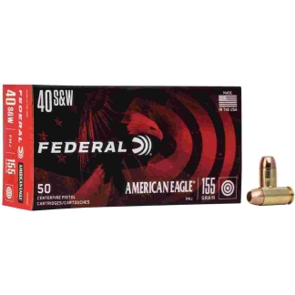 Federal American Eagles Pistol Ammo 40 S&W 155 gr. FMJ 50 rd.