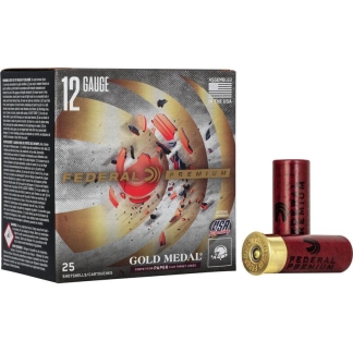 Federal Gold Medal Grand Paper Shotshells 12 ga 2-3/4" 1oz 1290 fps #8 25/ct