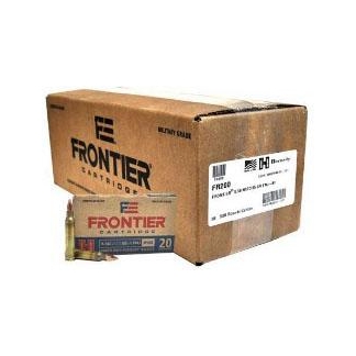 Hornady Frontier NATO FM193 Rifle Ammunition 5.56mm 55 gr FMJ 3240 fps 500/ct Case (25-20ct Boxes)