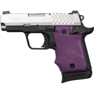 Hogue Ambi Safety Rubber Grip for Springfield Armory 911 9mm- Purple