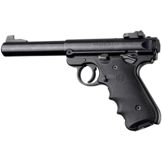 Ruger MKIV Rubber Grip with Finger Grooves Black