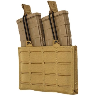 TacShield RZR Molle Double Rifle Magazine Pouch Coyote Brown