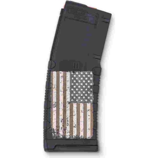 Black Rain Ordnance Lasered AR15 Magazine American Flag 30 rd.