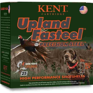 Kent Upland Fasteel Shotshells 12 ga 2-3/4" 1-1/8oz 1400 fps #5 25/ct