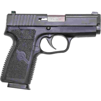 Kahr P9 Handgun 9mm Luger 7rd(2)&8rd(1) Magazines 3.6" Barrel Black Slide/Black Grip Night Sights CA Compliant