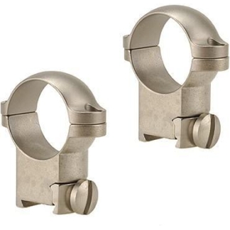 Leupold 2-Piece Solid Steel Ringmounts - Sako 1" High Silver