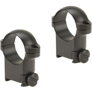 Leupold 2-Piece Solid Steel Ringmounts - Sako 1" High Matte Black