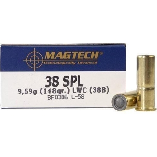 MAGTECH 38 SPECIAL 148GR LEAD - WC 50RD 20BX/CS