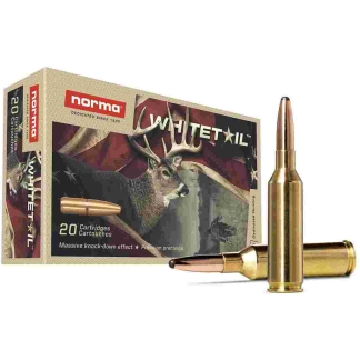 Norma WhiteTail Rifle Ammunition 6.5 PRC 140gr PSP 2657 fps 20/ct