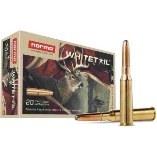 Norma WhiteTail Rifle Ammunition 7.7 Jap 174gr PSP 2493 fps 20/ct