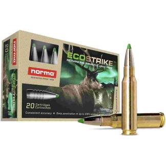 Norma EcoStrike Rifle Ammunition .300 Win Mag 165gr PT 3248 fps 20/ct