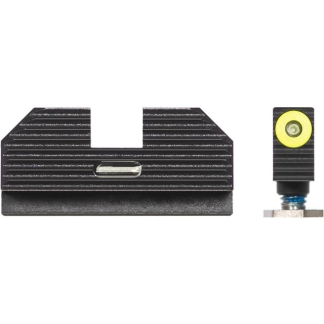 Night Fision Costa Ludus Night Sight Set Yellow Front Black Back for Glock