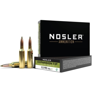 Nosler Expansion Tip Rifle Ammunition 6.5 PRC 120 gr. ET SP 20 rd.