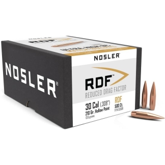 Nosler RDF Rifle Bullets 30 Cal .308" 210 gr HPBT 500/ct