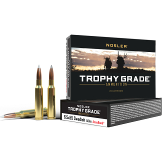 NOSLER TROPHY 6.5X55 MAUSER - 140GR ACCUBOND 20RD 10BX/CS
