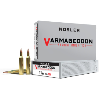 Nosler Varmegeddon Rifle Ammunition .17 Rem 20 gr FBHP 3550 fps 20/ct