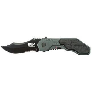 Smith & Wesson M&P M.A.G.I.C. Assisted Opening Clip Point Folding Knife 2 9/10" Blade Blue