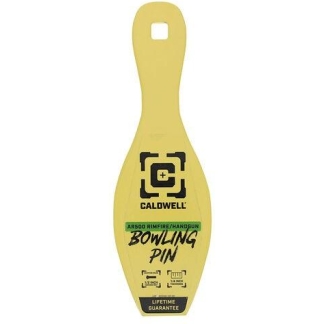 CALDWELL AR500 RIMFIRE BOWLING - PIN TARGET 1/4" YELLOW
