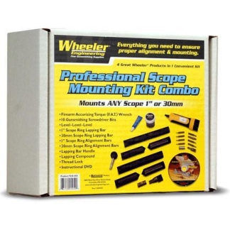 WHEELER PROF SCOPE MOUNT KIT 1"/30MM