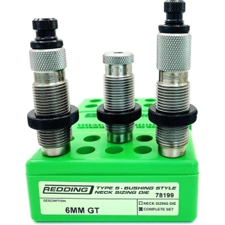 Redding 6mm GT Type-S 3-Die Neck Sizing Set