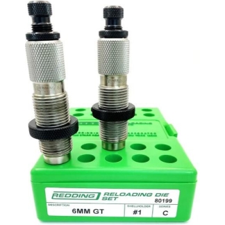 Redding 6mm GT Full Length Die Set for Bottleneck Cases